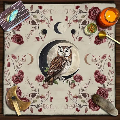 Mystic Alter Cloths - Sorceress Sanctuary Purple Cat Wreath / 50x50cm-Purple Cat Wreath / 75x75cm-Goddess / 50x50cm-Goddess / 75x75cm-Pink Star / 50x50cm