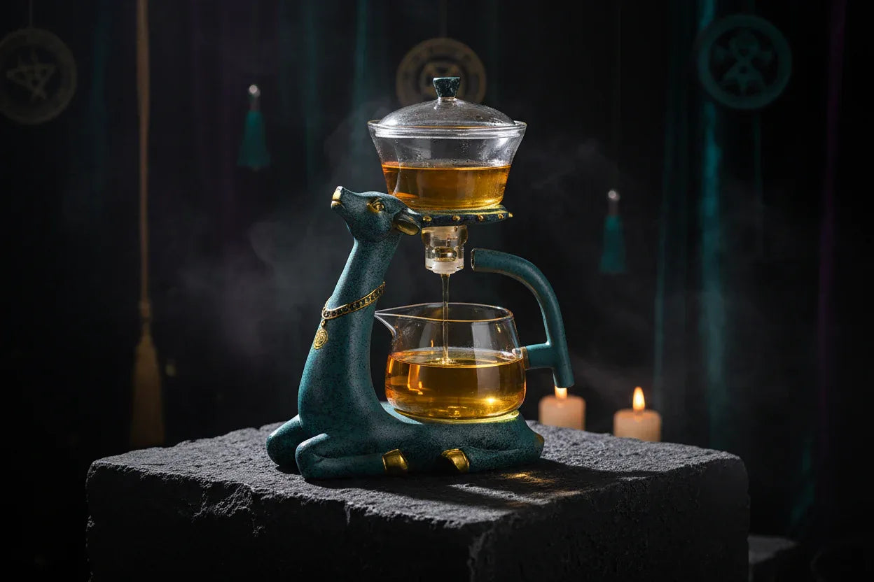 Mystic Glass Tea Set - Sorceress Sanctuary A-B-C-D-E