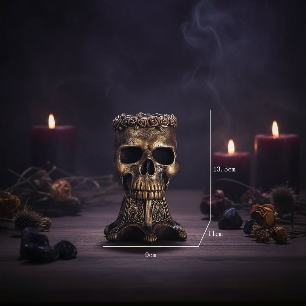 Mystic Skeleton Planter - Sorceress Sanctuary Copper-Silver