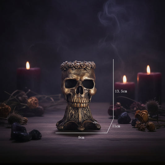 Mystic Skeleton Planter - Sorceress Sanctuary Copper-Silver