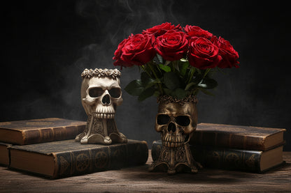 Mystic Skeleton Planter - Sorceress Sanctuary Copper-Silver