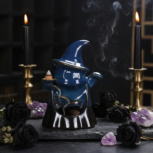 Mystical Incense Burner - Sorceress Sanctuary Alpine waterfall-backflow censer-backflow incense burner-ghost-Reverse flow incense burner-pumpkin-Bergamot Lotus-Backflow Incense-Reverse flow incense ornaments-torch