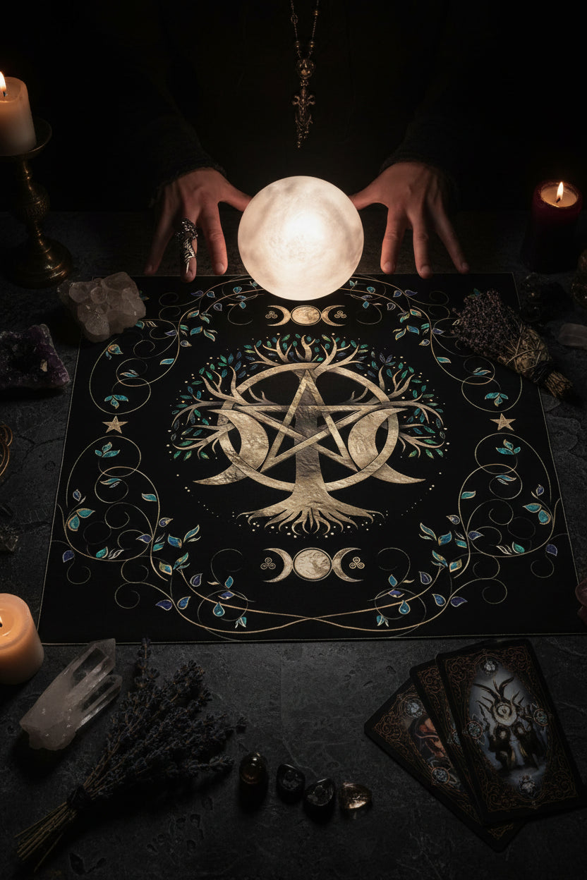 Mystical Zodiac Tablecloth - Sorceress Sanctuary 1-2-3