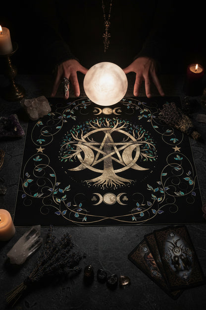 Mystical Zodiac Tablecloth - Sorceress Sanctuary 1-2-3