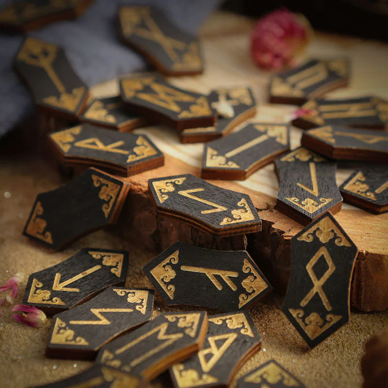 Woodcut Rune Set Sorceress Sanctuary