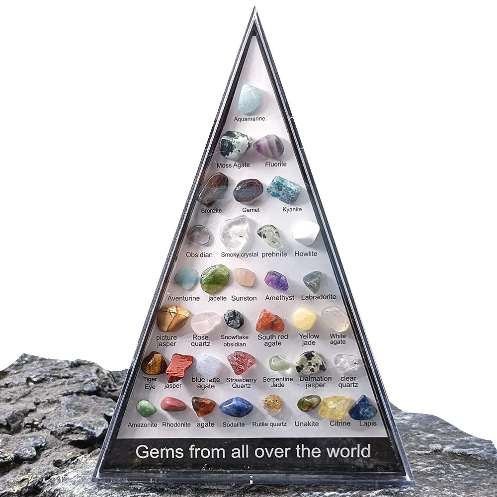 Natural Gemstone Set | 36 Specimens Sorceress Sanctuary