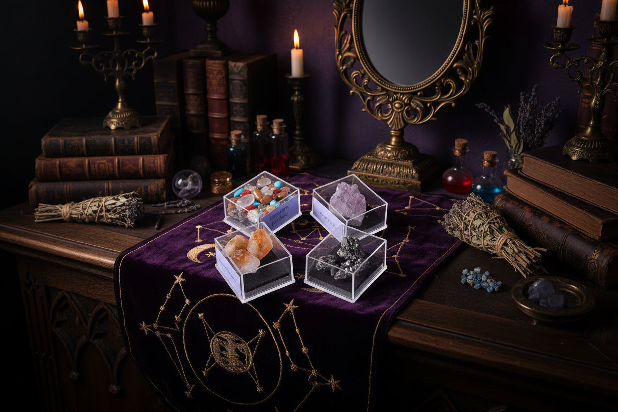 Natural Crystals Collection - Sorceress Sanctuary A-B-C-D-E