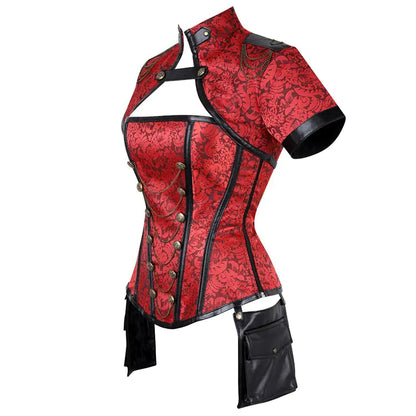 Gothic 4-Piece Corset Set