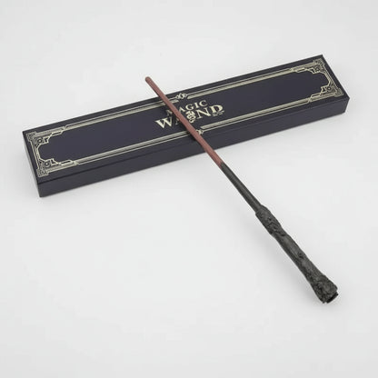 Magic wand with decorative box on a white background