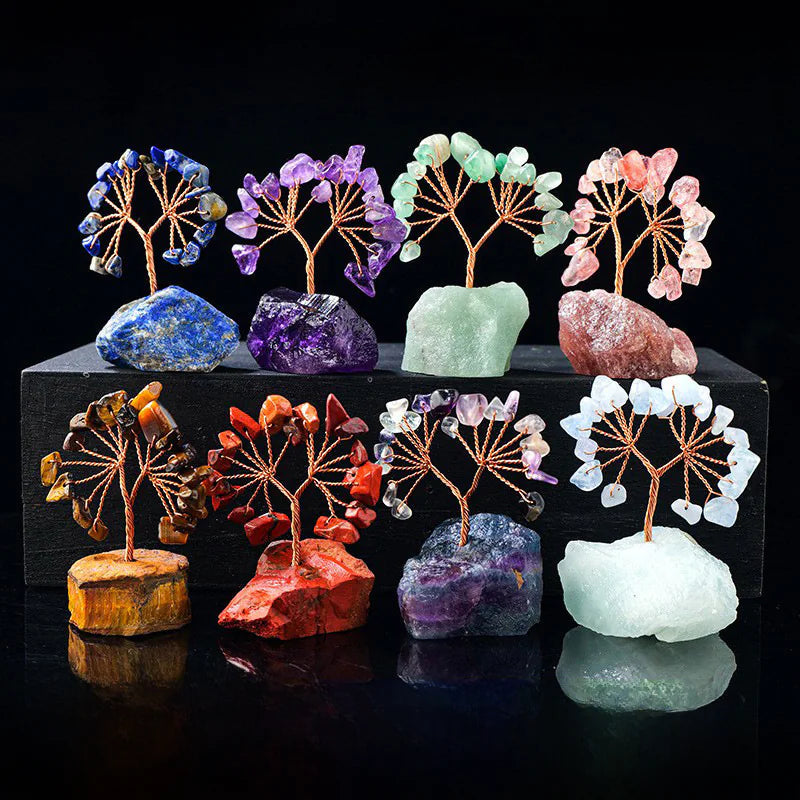 Natural Crystal Tree |  Amethyst Base Sorceress Sanctuary