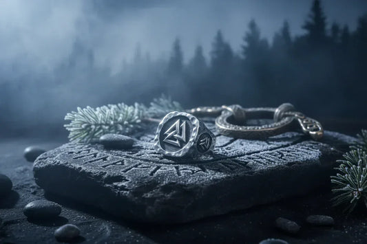Nordic Ancient Ring - Sorceress Sanctuary Antique Silver / Size 7-Antique Silver / Size 8-Antique Silver / Size 10-Antique Silver / Size 11-Antique Silver / Size 9