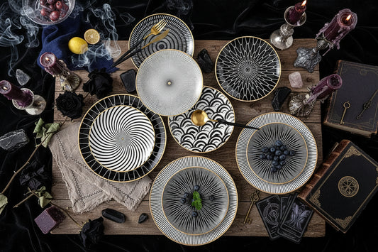 Nordic Dishes Set - Sorceress Sanctuary A-B-D-C-E