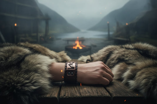 Nordic Eagle Bracelet - Sorceress Sanctuary Ancient Bronze-Ancient Red Copper-Ancient Silver