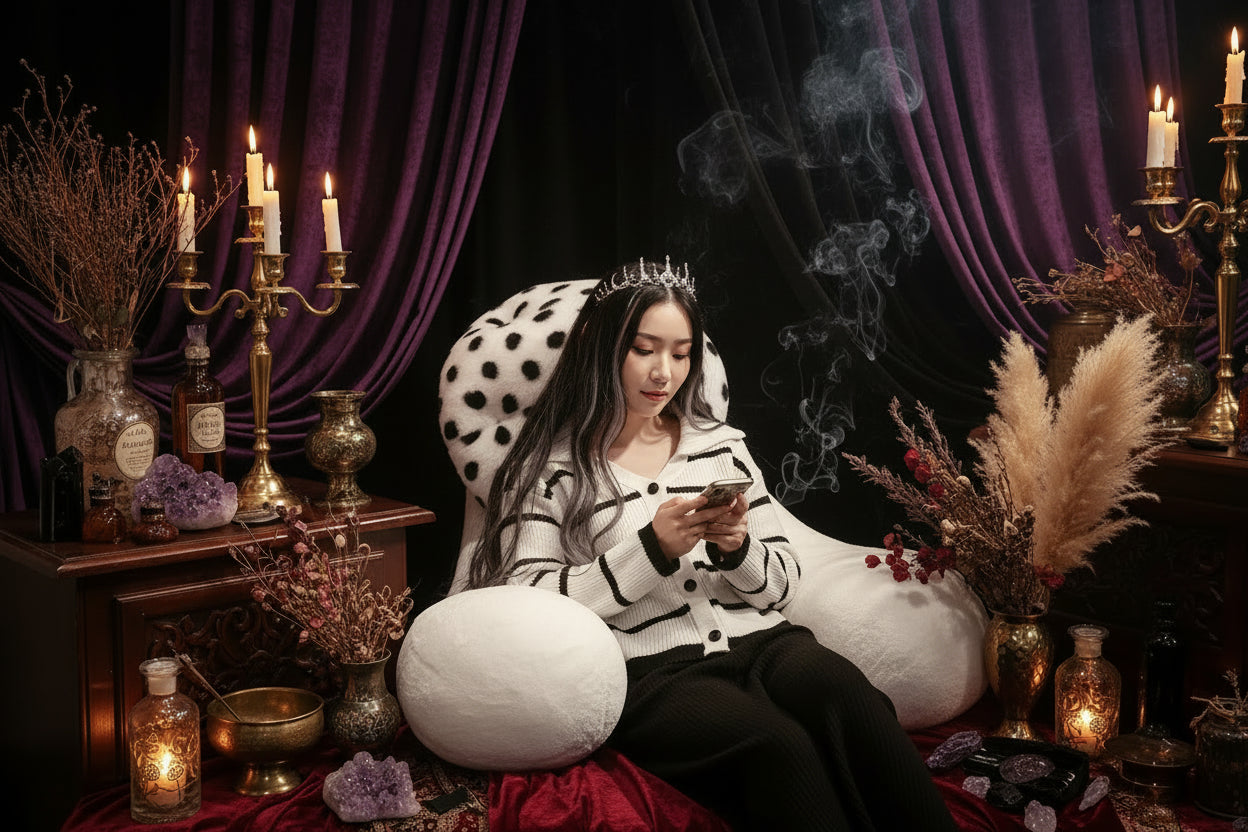 Nordic Mushroom Pillow - Sorceress Sanctuary Black / 80cm/0.65kg-Grey / 100cm/1.4kg-Black / 100cm/1.4kg-Black / 130cm/2.2kg-Grey / 130cm/2.2kg