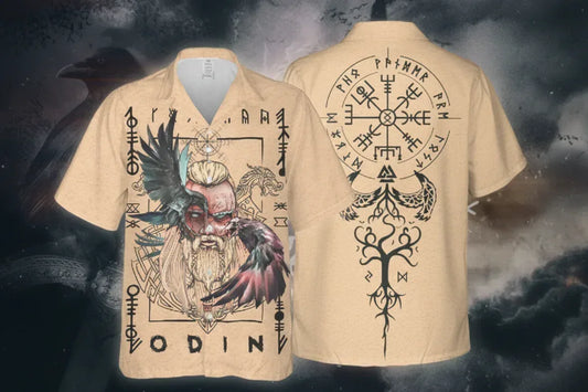 Norse Raven Shirt - Sorceress Sanctuary Yellow / XS-Yellow / S-Yellow / M-Yellow / L-Yellow / XL
