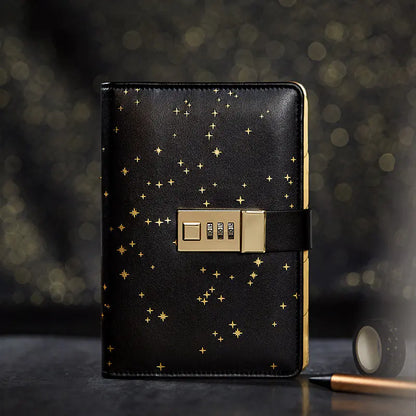 Starry Sky Lockable Journal