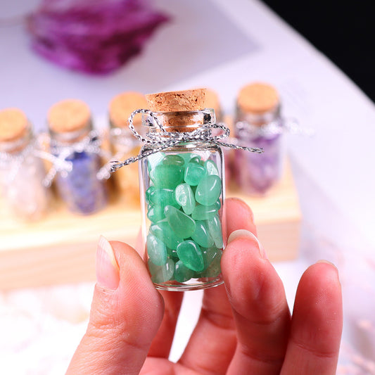 Crystal Drift Bottles | Wooden Keepsake