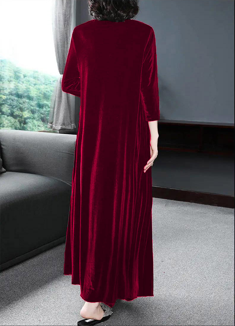 Mystic Velvet Dress