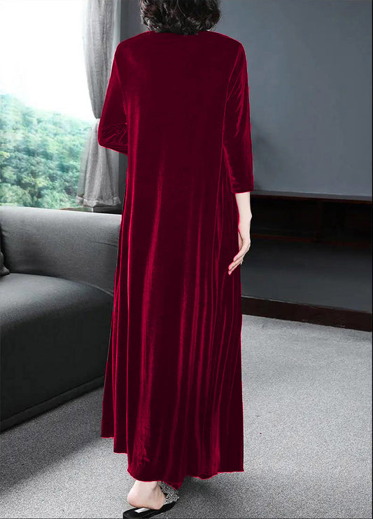 Mystic Velvet Dress
