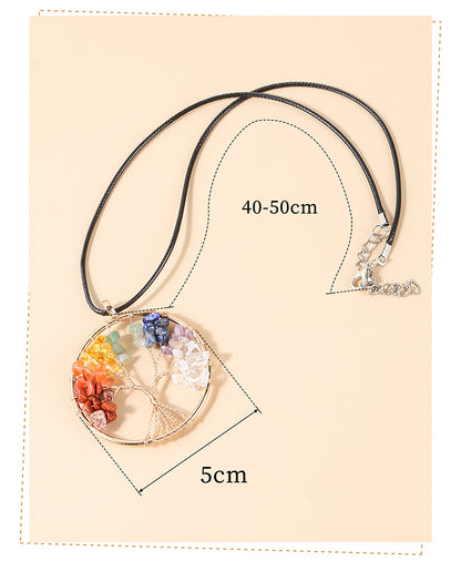 Enchanted Crystal Necklace | Tree Of Life