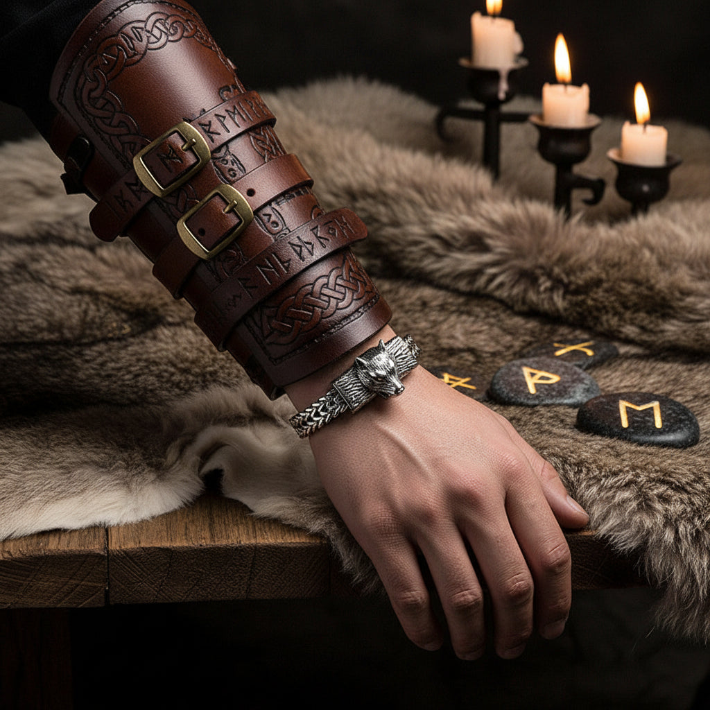 Moonfang Wolf Bracelet