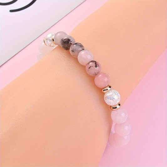 Rose Aura Crystal Bracelet