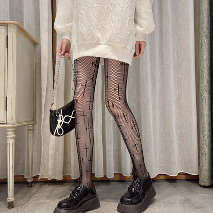 Dark Wiccan Fishnet Stockings