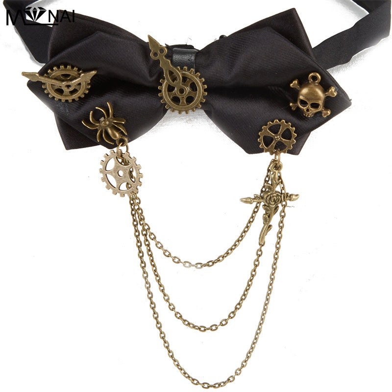 Steampunk Gothic Bow Tie