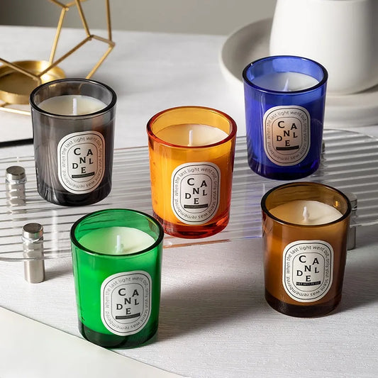 Aromatherapy Aura Candle Glass