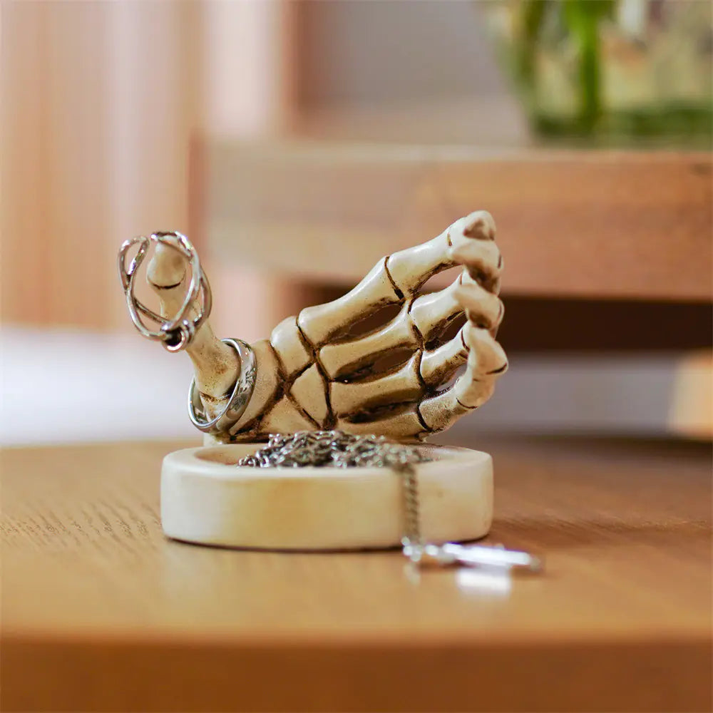Skeleton Hand Candle Holder