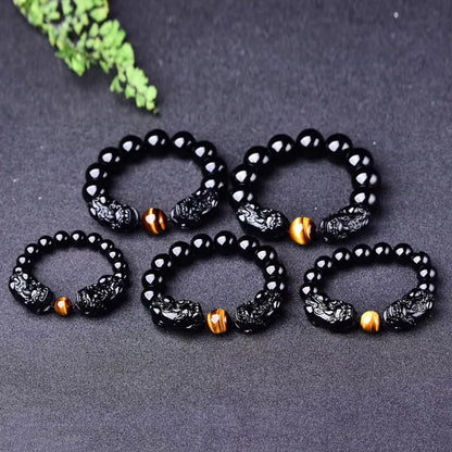 Obsidian Wealth Bracelet