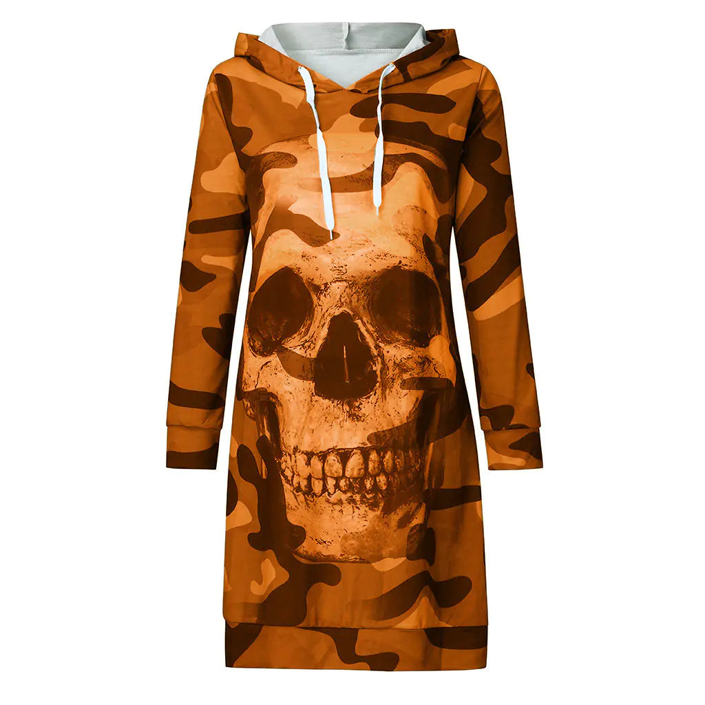 Camouflage Skull Hoodie