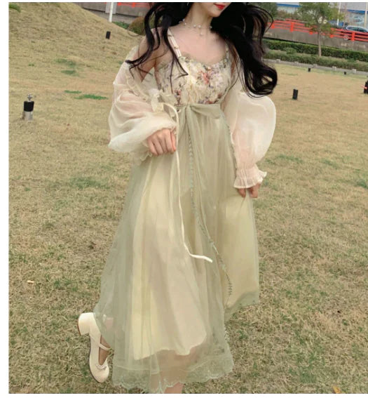 Mystic Fairy Lace | Patchwork Mesh Dress