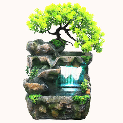 Exquisite Bonsai & Water Fountain