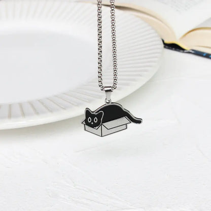 Creative Black Cat Pendant
