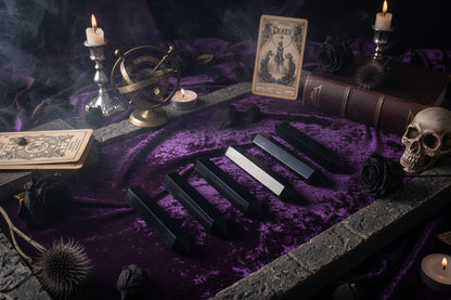 Obsidian Pointed Column - Sorceress Sanctuary 5-6cm-7-8cm-9-10cm