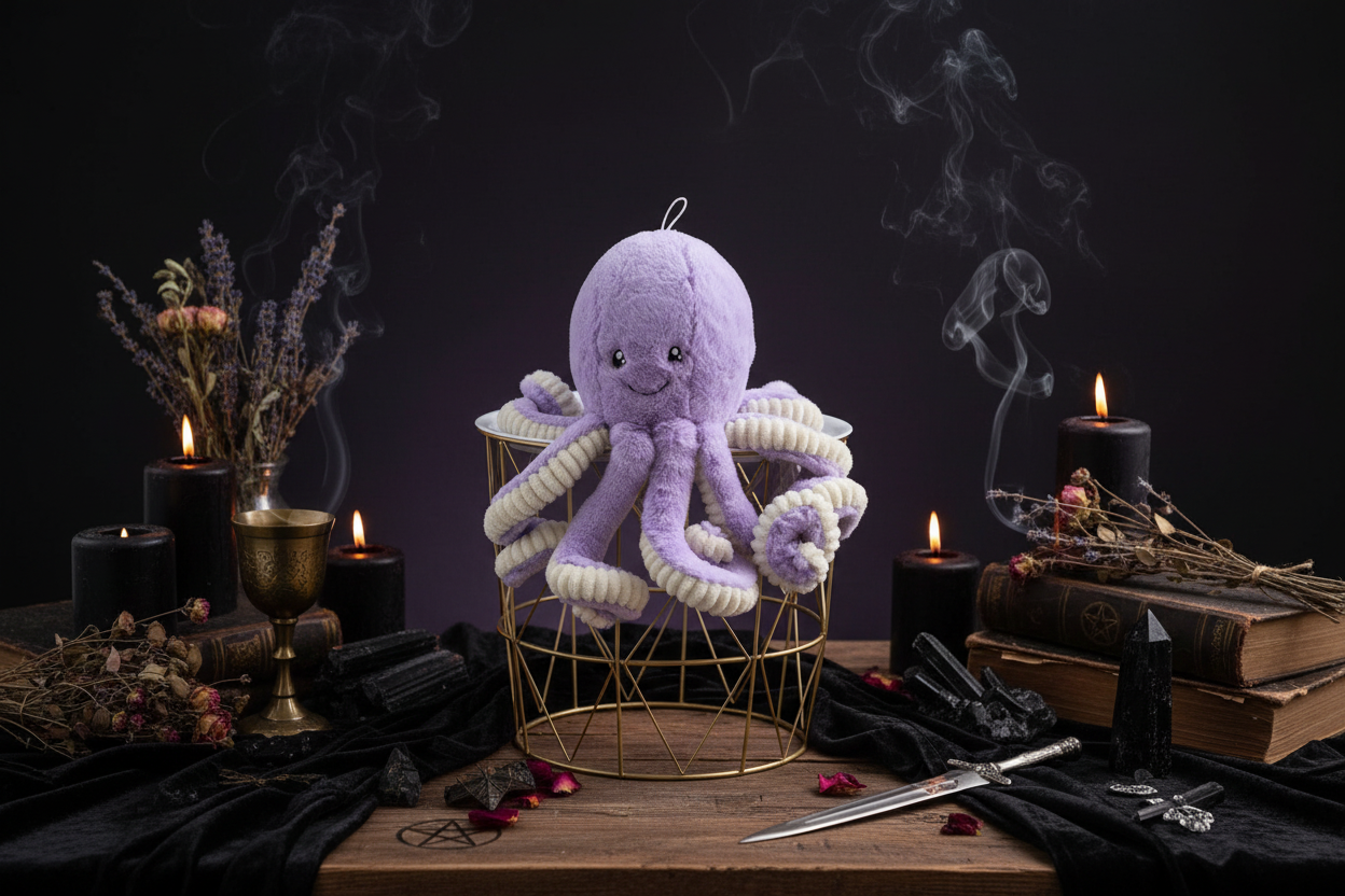 Octopus Plushie - Sorceress Sanctuary white / 80 cm-Light Brown / 80 cm-white / 60 cm-Light Brown / 60 cm-pink / 40 cm