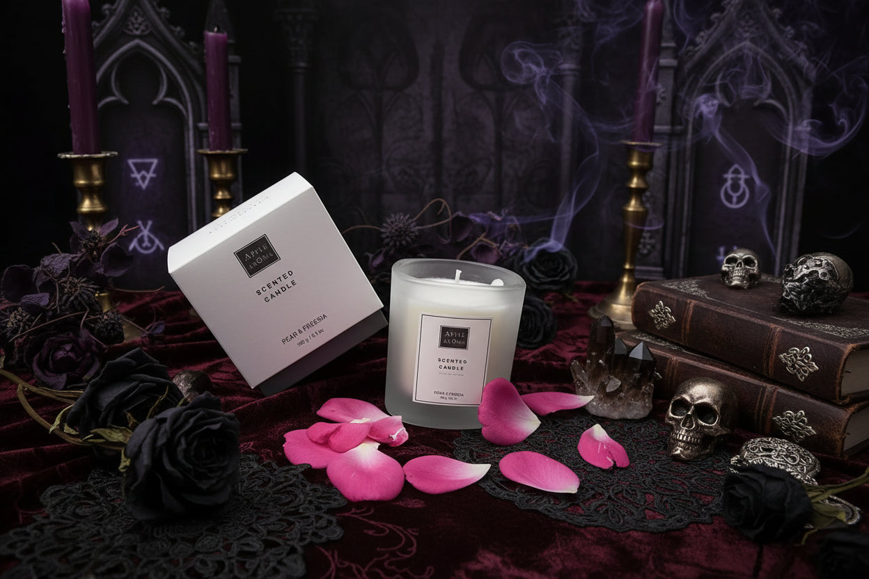Oil & Soy Set - Sorceress Sanctuary Blue-White-Orange-Pink