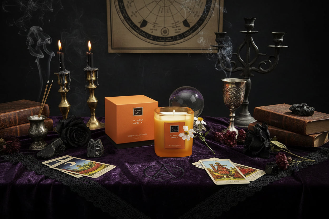 Oil & Soy Set - Sorceress Sanctuary Blue-White-Orange-Pink
