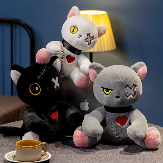 Dark Emotion Cat Plushie