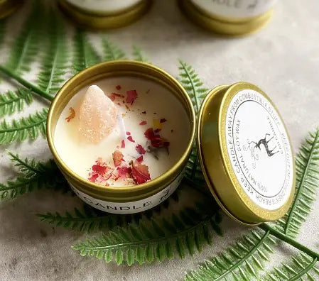 Raw Crystal Scented Candles Gift Box Set (One Piece) Sorceress Sanctuary