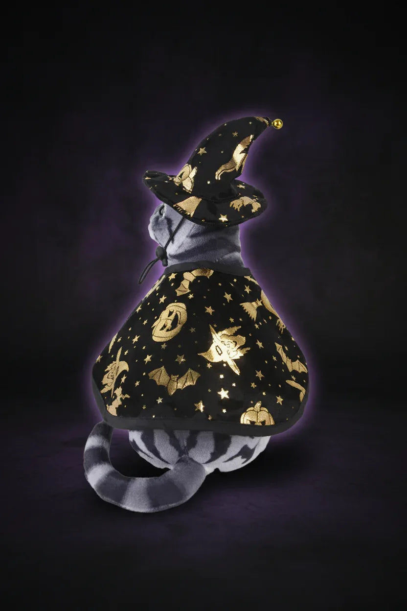 Pet Wizard Costume - Sorceress Sanctuary Hat / S-Hat / M-Hat / L-Cloak / S-Cloak / M