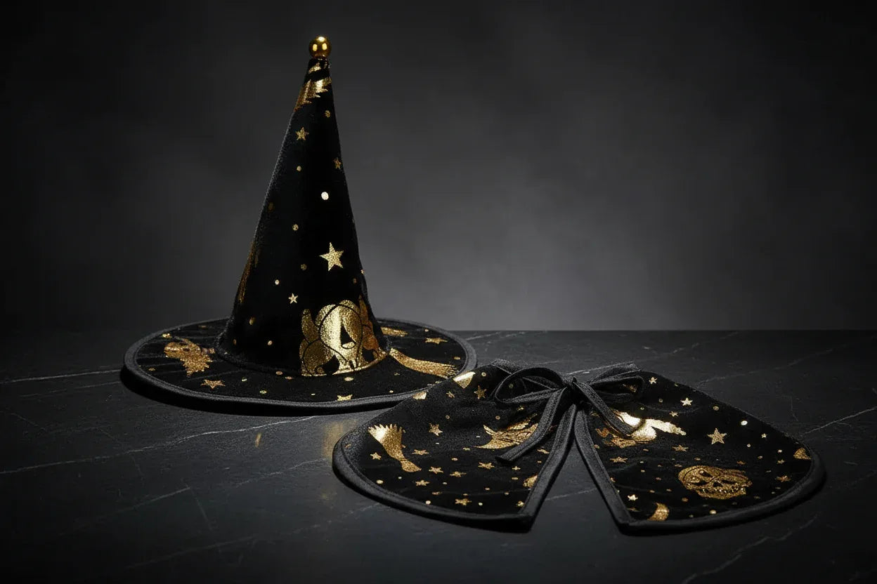 Pet Wizard Costume - Sorceress Sanctuary Hat / S-Hat / M-Hat / L-Cloak / S-Cloak / M