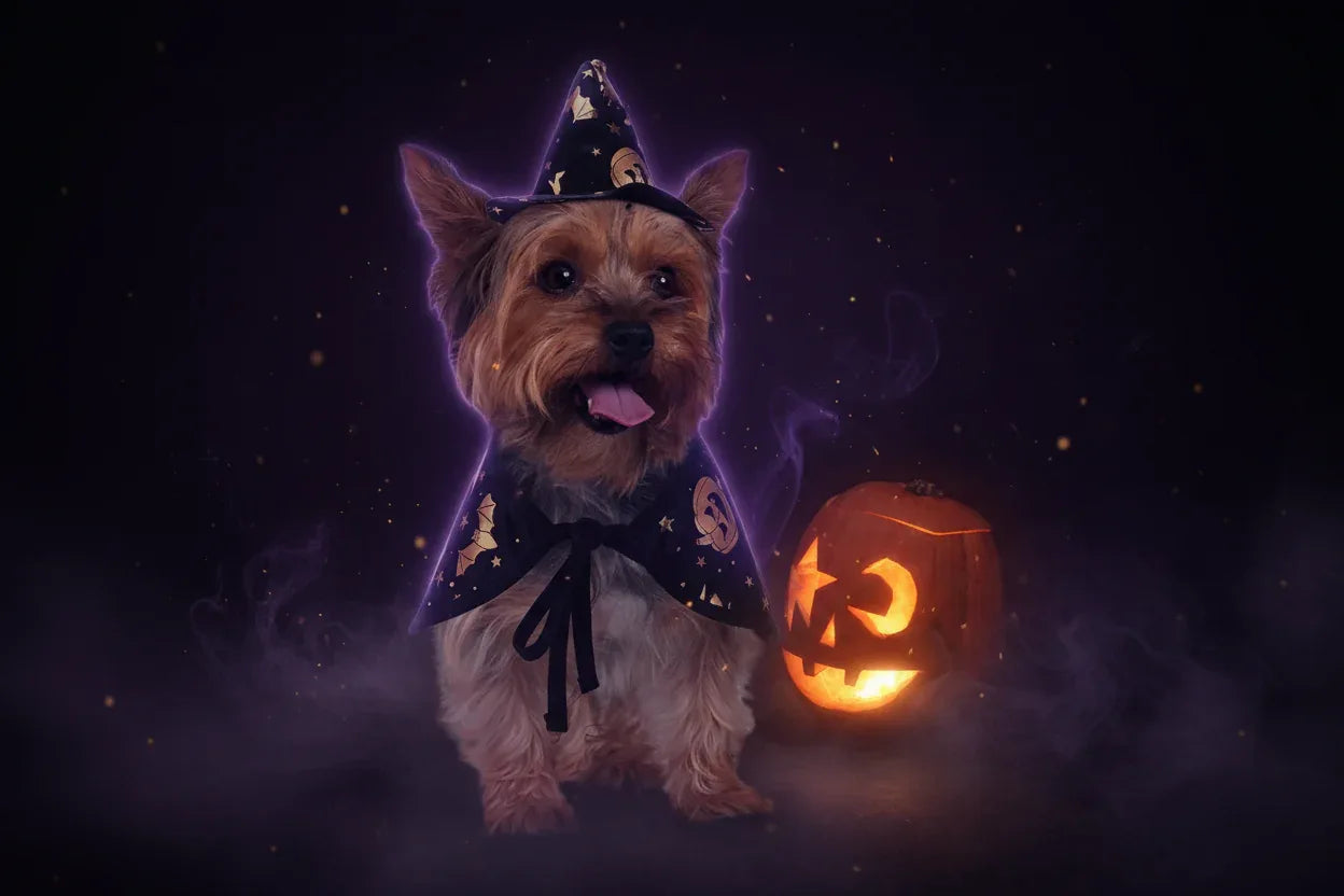 Pet Wizard Costume - Sorceress Sanctuary Hat / S-Hat / M-Hat / L-Cloak / S-Cloak / M
