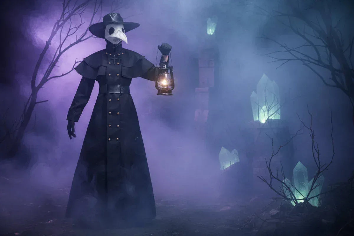 Dark Plague Doctor Costume - Sorceress Sanctuary Black / S-Black / M-Black / L-Black / XL-Black / XXL