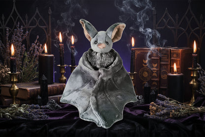 Plush Bat - Sorceress Sanctuary Gray / 30cm