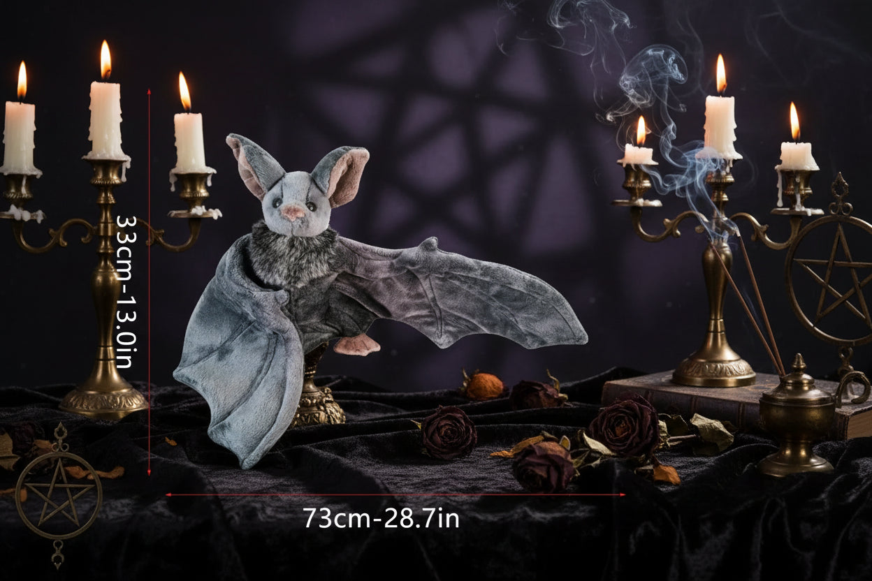 Plush Bat - Sorceress Sanctuary Gray / 30cm
