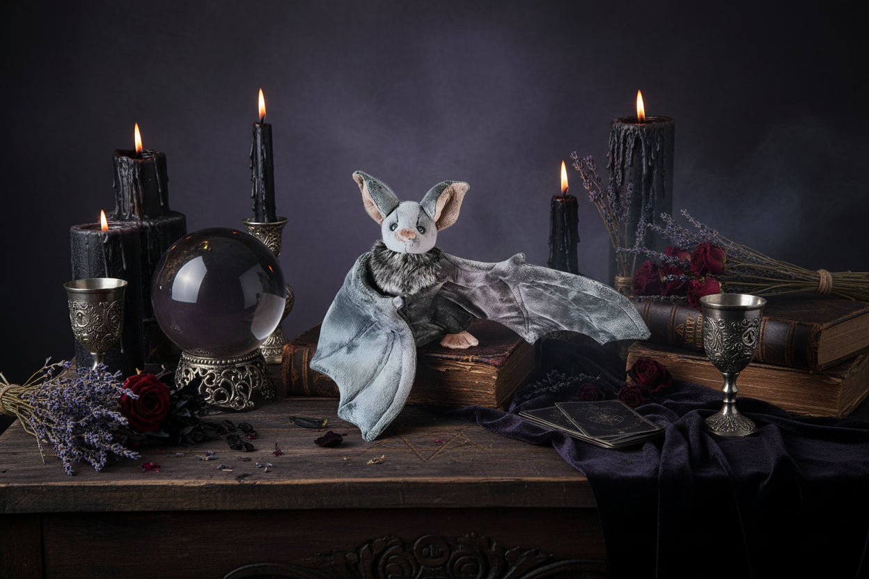 Plush Bat - Sorceress Sanctuary Gray / 30cm