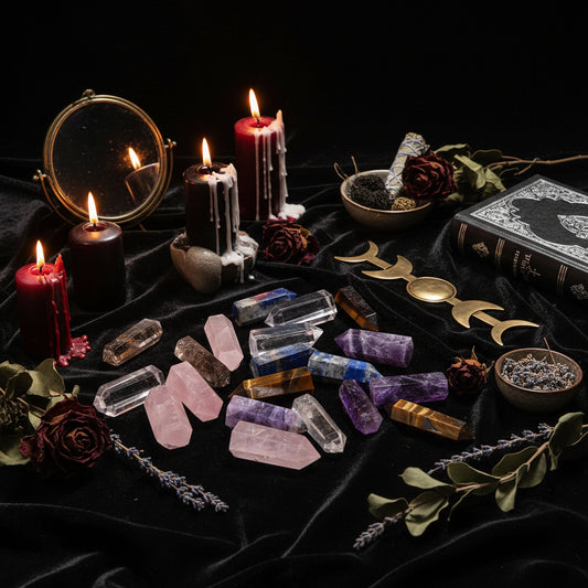 Natural Crystal | Hexagonal Prisms - Sorceress Sanctuary