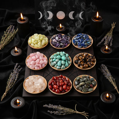 Polished Crystal Stones for Decoration and Aromatherapy Sorceress Sanctuary